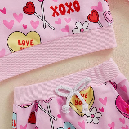 Valentine's Day Vibes Baby Set