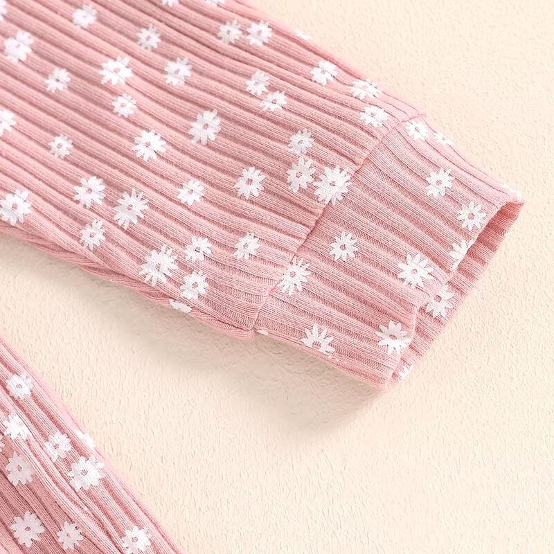 Long Sleeve Flowers Toddler Set
