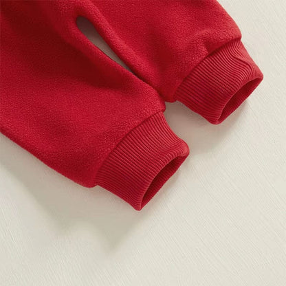 Red Santa Long Sleeve Baby Set