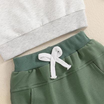 Long Sleeve Merry Christmas Baby Set