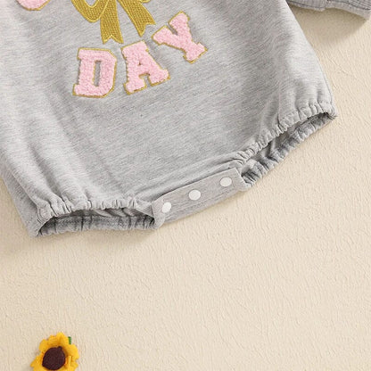 Game Day Bow Baby Bodysuit