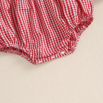 Vintage Valentine's Day Baby Romper