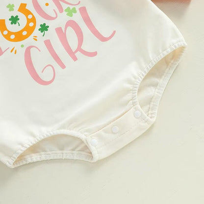 Long Sleeve Lucky Girl Baby Bodysuit