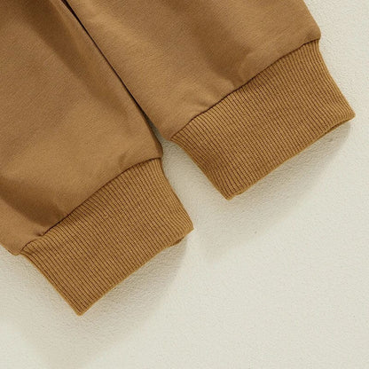 Little Pumpkin Solid Pants Baby Set