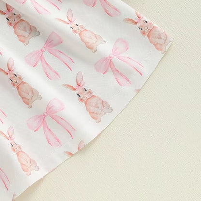 Fly Sleeve Easter Toddler Dress