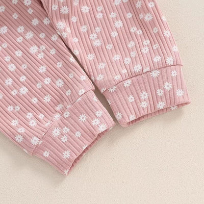 Long Sleeve Flowers Toddler Set