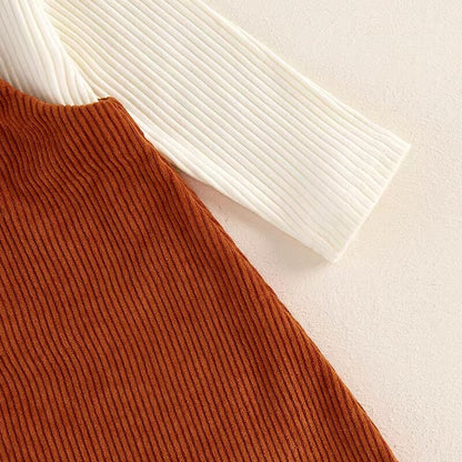 Long Sleeve Corduroy Baby Set