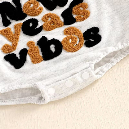 Thick Thighs New Year Vibes Baby Bodysuit