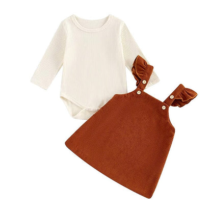 Long Sleeve Corduroy Baby Set
