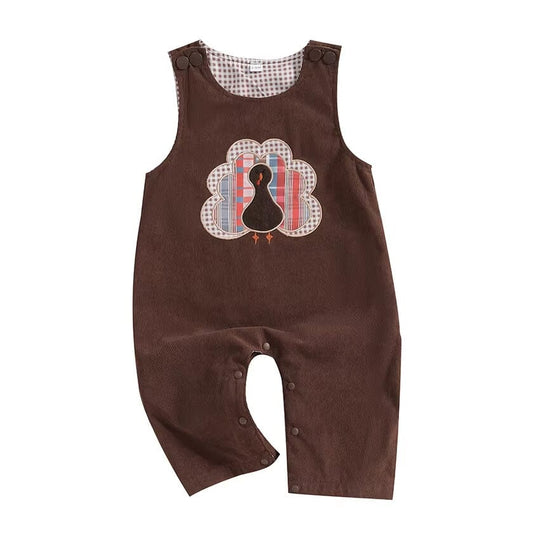 Sleeveless Thanksgiving Baby Jumpsuit