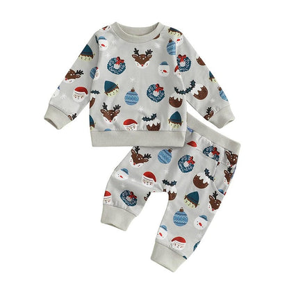 Long Sleeve Christmas Vibes Baby Set