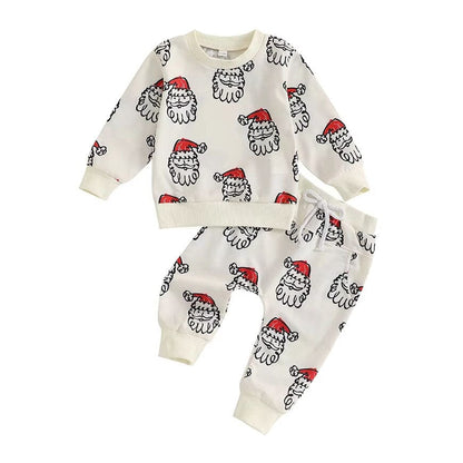 Long Sleeve Christmas Santa Toddler Set
