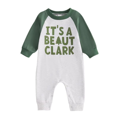 It's a Beaut Clark Christmas Baby Jumpsuit