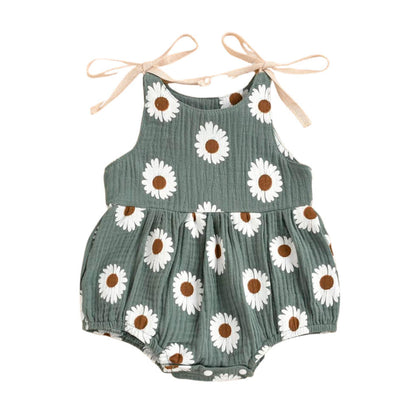 Daisy Straps Baby Romper