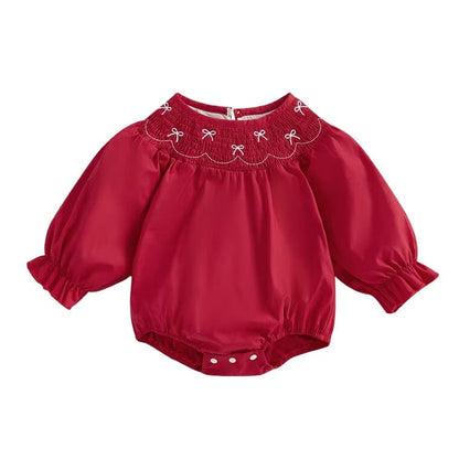 Long Sleeve Bubble Valentine's Day Romper