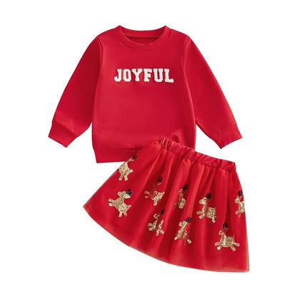 Long Sleeve Joyful Toddler Set