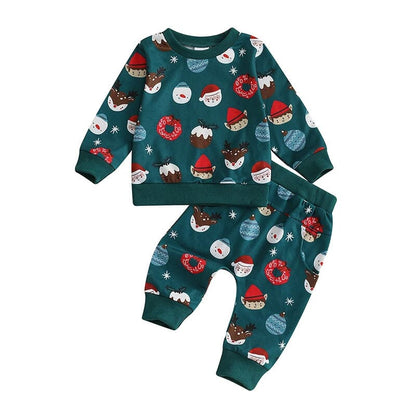 Long Sleeve Christmas Vibes Baby Set
