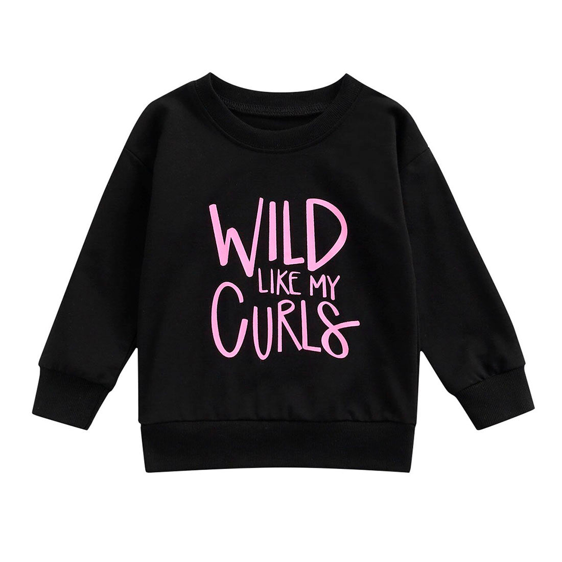 Wild Like My Curls Toddler Sweatshirt