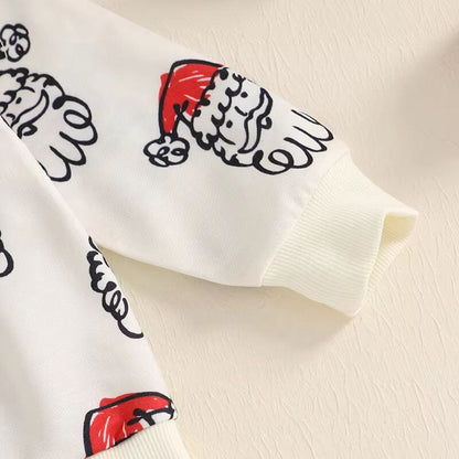 Long Sleeve Christmas Santa Toddler Set