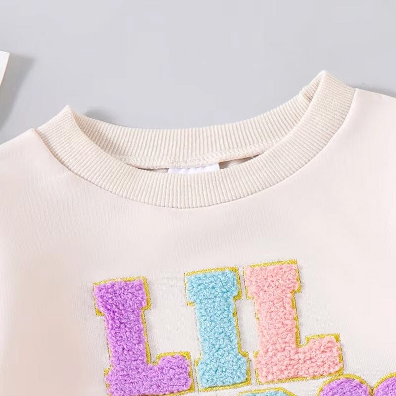 Lil Sis Floral Tulle Skirt Baby Set