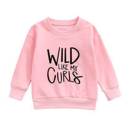 Wild Like My Curls Toddler Sweatshirt