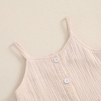 Solid Top Floral Shorts Toddler Set