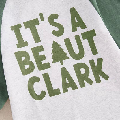 It's a Beaut Clark Christmas Baby Jumpsuit