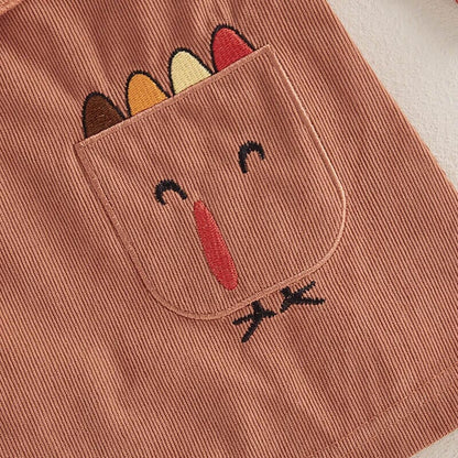 Little Turkey Dress Baby Set