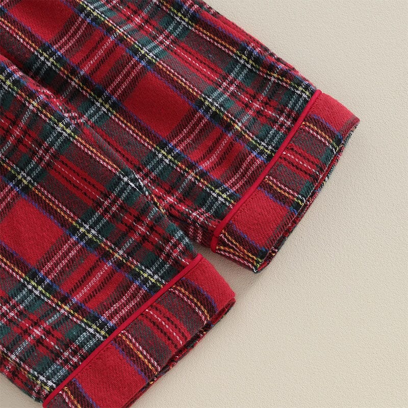 Christmas Plaid Toddler Pajama Set
