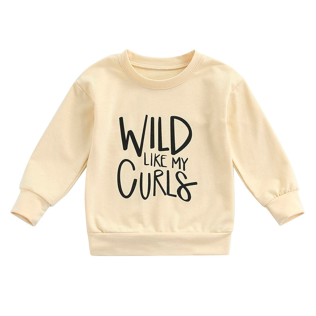Wild Like My Curls Toddler Sweatshirt