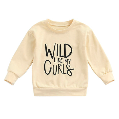 Wild Like My Curls Toddler Sweatshirt