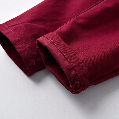 Plaid Shirt Suspender Pants Toddler Set