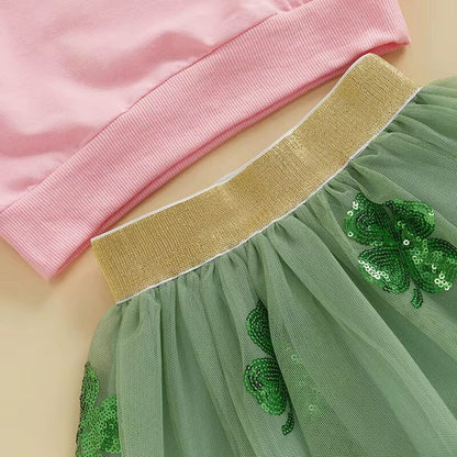 Lucky Babe Tulle Skirt Toddler Set