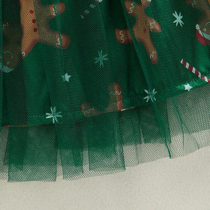 Gingerbread Tulle Skirt Toddler Set