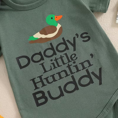 Daddy's Little Huntin Buddy Baby Set