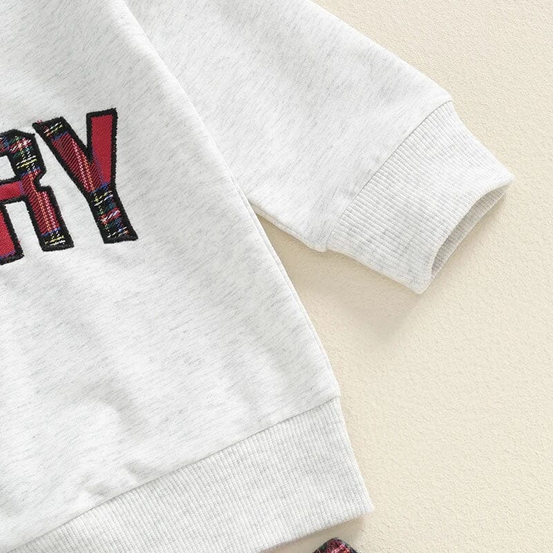 Merry Plaid Pants Toddler Set