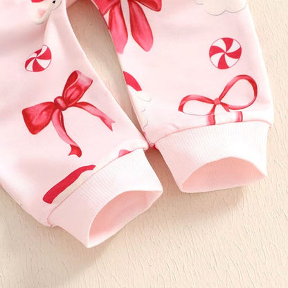 Christmas Pink Baby Set