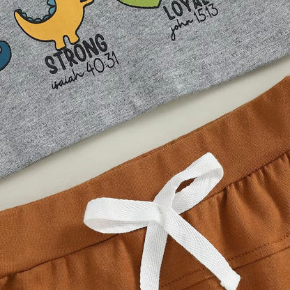 Short Sleeve Dinosaurs Toddler Set