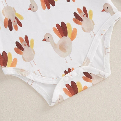 Little Turkey Dress Baby Set