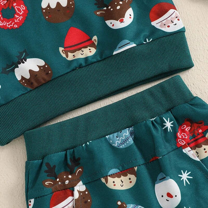 Long Sleeve Christmas Vibes Baby Set