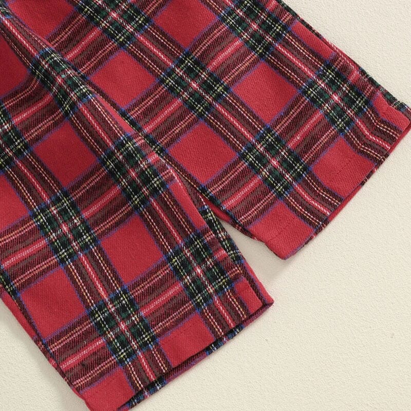 Merry Plaid Pants Toddler Set