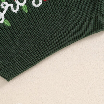 Merry Bright Christmas Baby Sweater