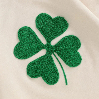 Long Sleeve Shamrock Baby Bodysuit