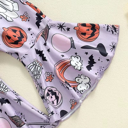 Wicked Cute Purple Halloween Baby Set
