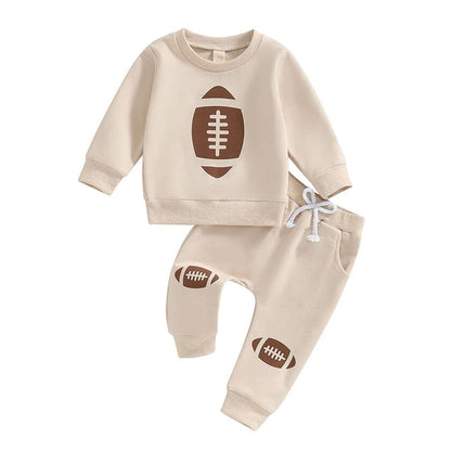 Long Sleeve Football Game Baby Set