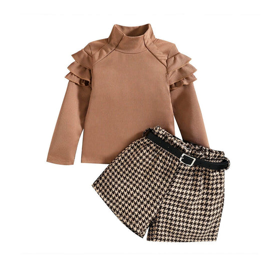 Plaid Shorts Toddler Set
