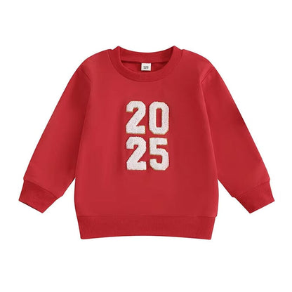 Long Sleeve New Year Toddler Sweatshirt