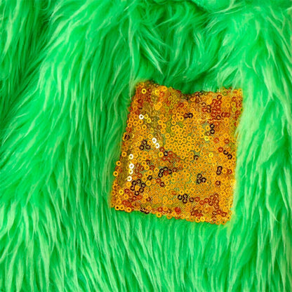 Grinch Suspender Skirt Set Costume