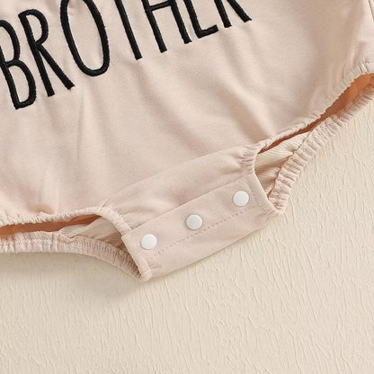 Long Sleeve Little Brother Collar Baby Bodysuit