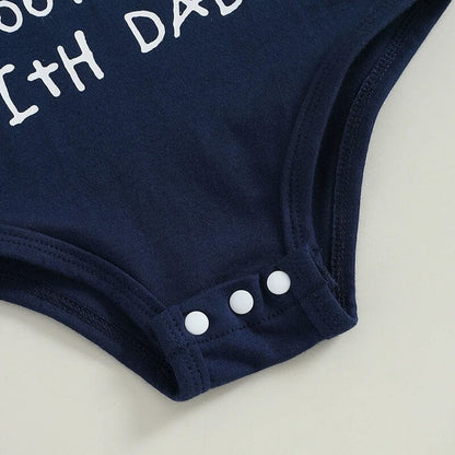 Long Sleeve Daddy Football Baby Set